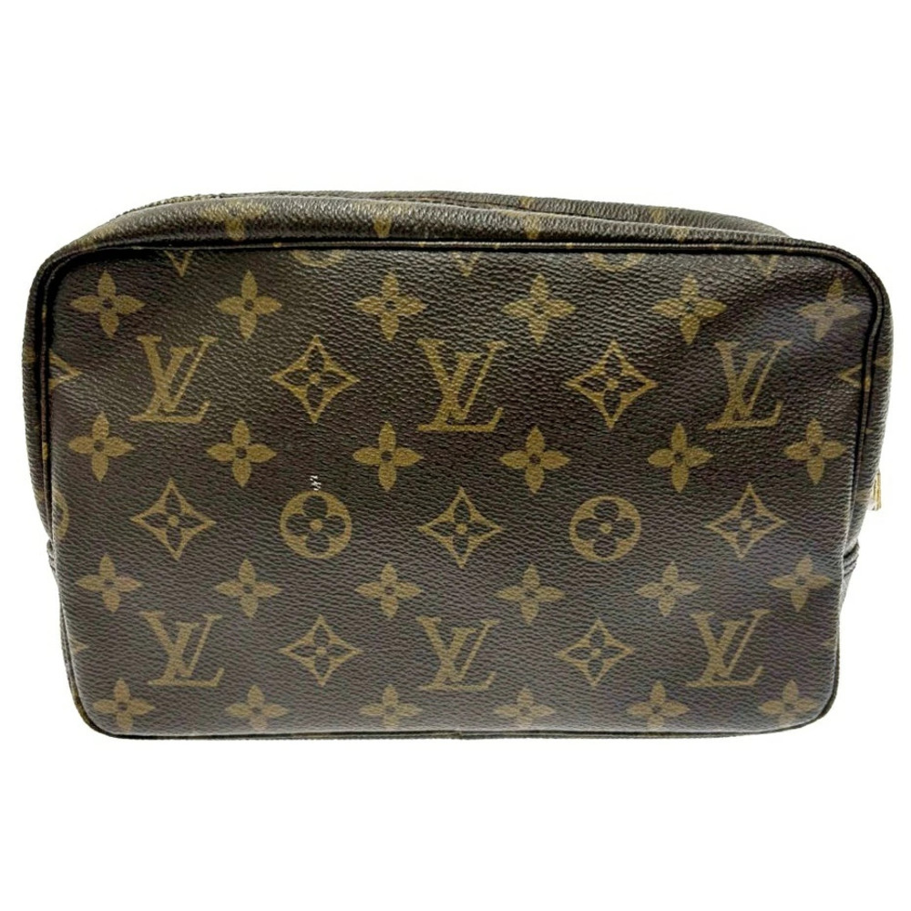 LOUIS VUITTON Monogram Troussard Toilette Brown Shoulder Bag